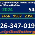 Thai Lottery Open Jora Game Vip Sure Winner Update 17/01/2567