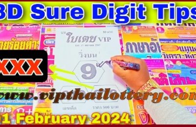 Thai Lottery Sure Number 3D Total Win Digit 01 February 2024