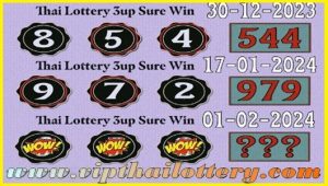 Thai Lottery Sure Winning Tips Final Formula 01 February 2024