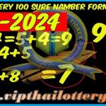 Thai Lottery Tips 100% Sure Number Total Win Open 01-02-2024