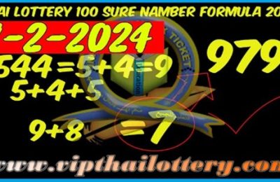 Thai Lottery Tips 100% Sure Number Total Win Open 01-02-2024