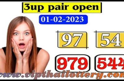 Thai Lotto 3up Pair Open Digit Set Final Route Chart 01-2-2024