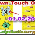 Thai Lotto Tips 100% Down Touch Number 01 February 2567