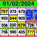 Thailand Lottery Fully 3up Direct Set Total Pass Game 01-02-2024