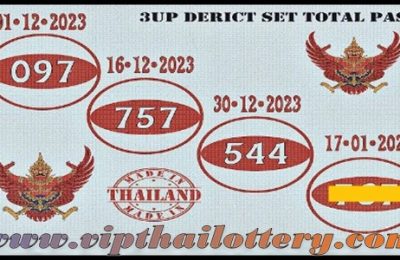 Thailand Lottery Single Touch Non-Missed Total Game 17-1-2024