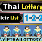 Thai Lottery Online Complete List Full Result Chart 01.02.2024