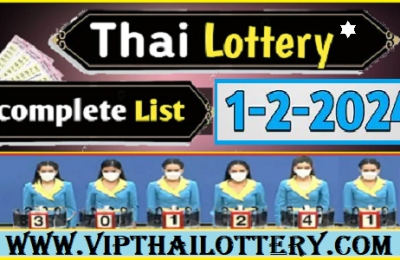 Thai Lottery Online Complete List Full Result Chart 01.02.2024