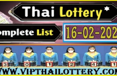 Thai Lottery Online Complete List Full Result Chart 16.02.2024