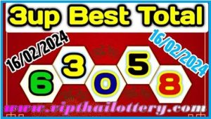Thai Lottery Total Open 99% Touch Formula 16th February 2024