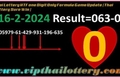 Thailand Lotto One Digit Sure Win Single Formula Game 16 FEB 24