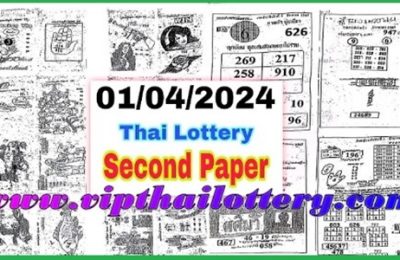 Thai Lottery Bangkok Second Paper Full Out 1st April 2567