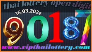 Thai Lottery Open Digit Master Cut Game 16th March 2024