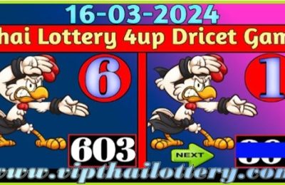 Thai Lotto Single Digit Sure Winner Direct Game 16-3-2567