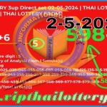 Thai Lottery Direct Set VIP Lucky Number HTF Digits 02.5.24