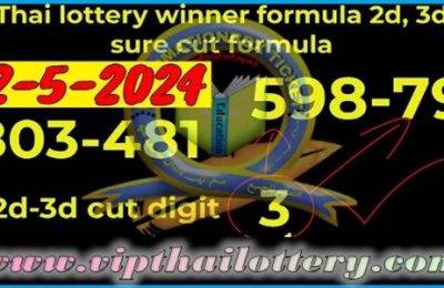 Thai Lottery Sure Cut 3D Winner Formula Update 02-5-2024