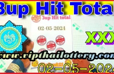 Thailand Lottery 3up Hit Total Open Final Formula 2/05/2024