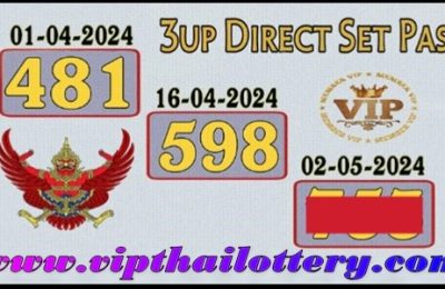 Thailand Lottery HTF Tass and Touch VIP Paper Result 02-05-2024