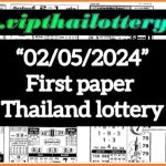 Thailand Lottery New First Paper Live Winners 2nd May 2024