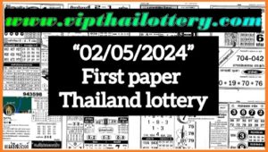 Thailand Lottery New First Paper Live Winners 2nd May 2024