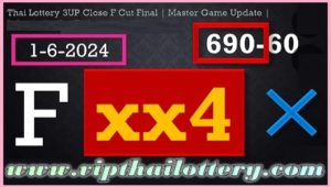 Thai Lottery 3UP Master Close Cut Game Final Update 01/6/2024