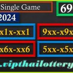 Thai Lottery 3up Single Set Chart Route Game 01-06-2024