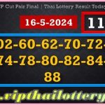 Thail Lottery HTF 3up 100% Cut Pairs Total Strong Game 16/5/24