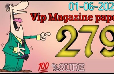 Thailand Lottery 3up Single 100% Sure Win Tips 01-06-2024