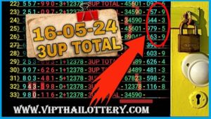 Thailand Lottery 3up Total Digit Open Sure Win 16/05/2024