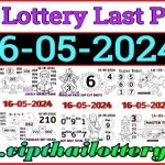 Thailand Lottery Last Paper Bangkok Official Winner 16-05-2024