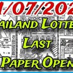 Thai Government Lottery Last Papers Bangkok Magazine Tips 01.07.24