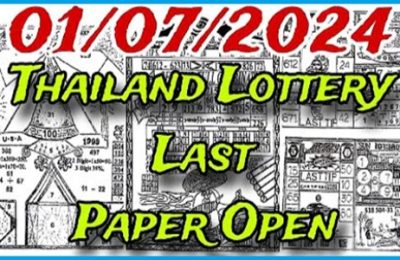 Thai Government Lottery Last Papers Bangkok Magazine Tips 01.07.24