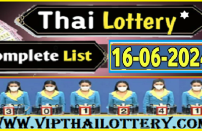 Thai Lottery Online Complete List Full Result Chart 16-06-2567
