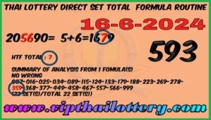 Thai Lotto Direct Pair Set Open Total Routen Formula 16.6.2024