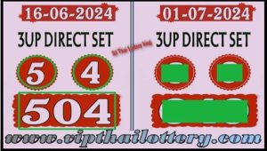 Thailand Lottery HTF Direct Set Total Win Tricks 01 July 2024