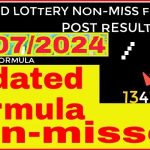 Thailand Lottery Non-Miss Formula Updated 01-07-2024