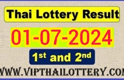 Thailand Lottery Results Today Live 1st July 2024