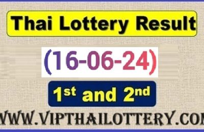 Thailand Lottery Results Today Live 16th June 2024