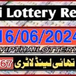 Thailand Lotto Result First Prize Mega Jackpot 16.06.2024