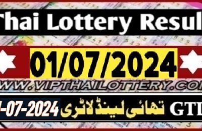 Thailand Lotto Result First Prize Mega Jackpot 1.07.2024