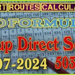 3D Thai Lotto Direct Set Chart Route Calculation Win 16-07-2024