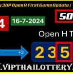 Thai Lottery 3UP Open First Game Update 16-07-2024