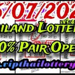 Thai Lottery Down Game Open 100% Work Pair Tip 16 July 2024