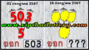 Thai Lotto Last Formula Direct Set Route Tandola 16-07-2024