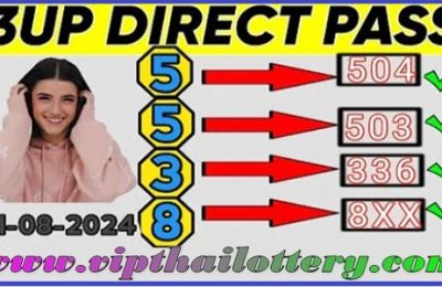 Thai lottery direct pass 3up Pair formula 100% sure 01-08-2024