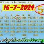 Thailand Lottery HTF Sure Number 100% Pass Formula 16/07/2024