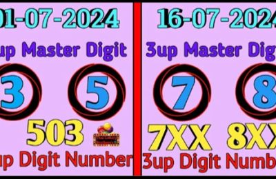Thailand Lottery Master Digit Number Total Win Tass 16/7/2024