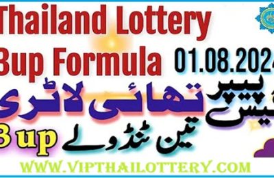 Thailand Lotto Prize bond 3up Tandola Roteen Formula 01/8/2567