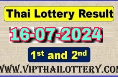 Thailand Lottery Results Today Live 16th July 2024