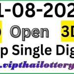 Thailand Lotto 3D Single Digit Long Term Pass Game 01/8/2567