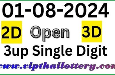 Thailand Lotto 3D Single Digit Long Term Pass Game 01/8/2567